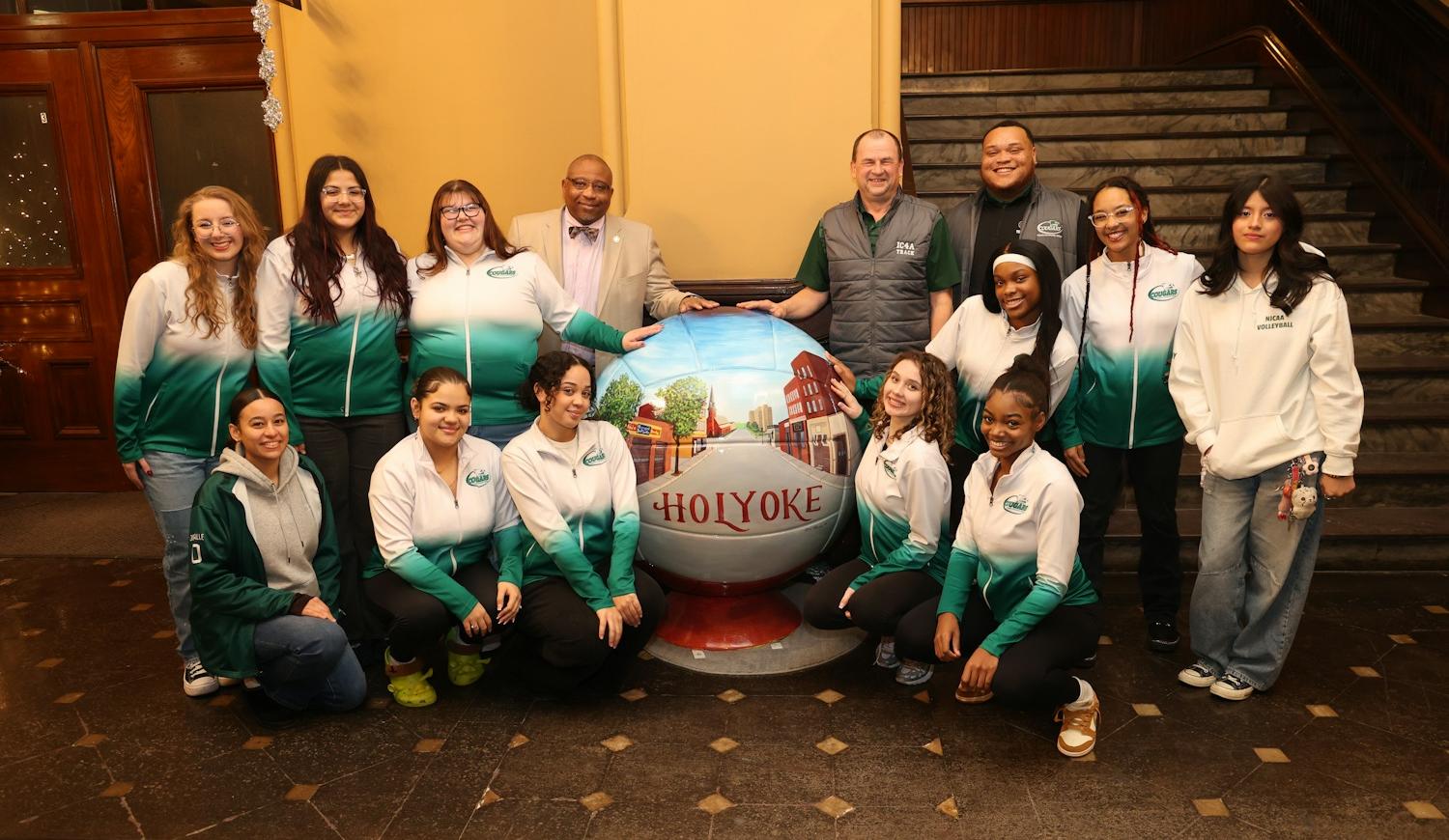 Women&rsquo;s Volleyball Honored by Holyoke City Council